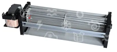 ventilátor tangenciální, turbína 240 x 45mm, 26W, levý motor